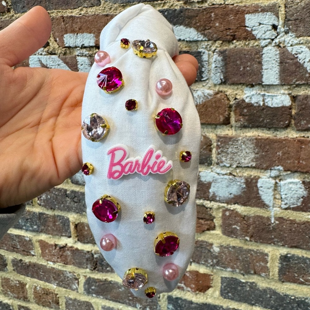 White Barbie Headband